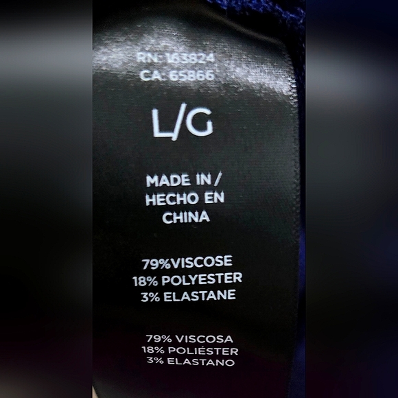 NWT size L Well Worn lightweight sweater bundle of 2 blue and red. - Picture 5 of 9